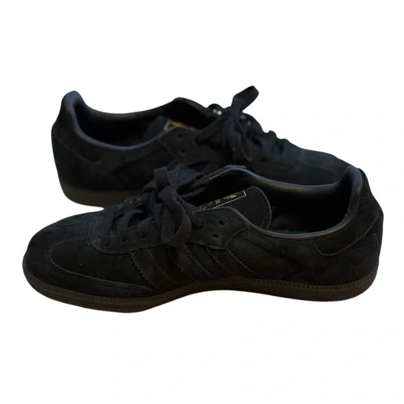 Adidas Men's Black Gazelle Suede Sneakers Size 7 - Picture 7 of 12